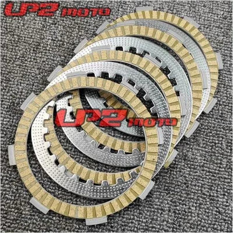 Clutch Friction Plate Discs for Yamaha YBR125 ED Custom 2005 2006 2007 2008 2009 2010 2011 2012 2013 2014 2015 2016 05 06 07-16