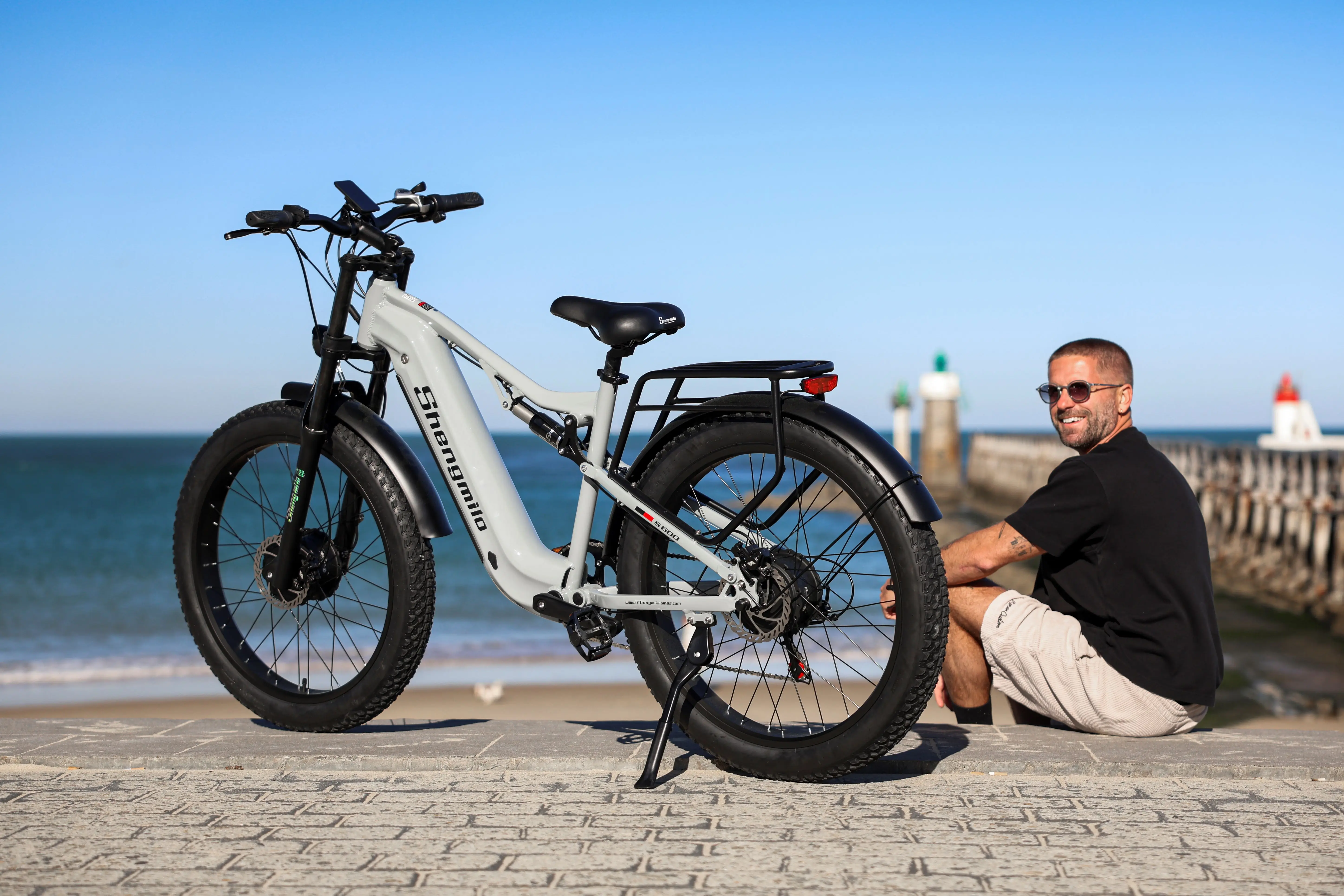 2026 Shengmilo S600 2000W Elektro-Mountainbike für Erwachsene, mit Zwei Motoren, 48V17.5Ah840Wh Akku, Herren-Elektrofahrrad mit 26 Zoll Fatbike-Reifen