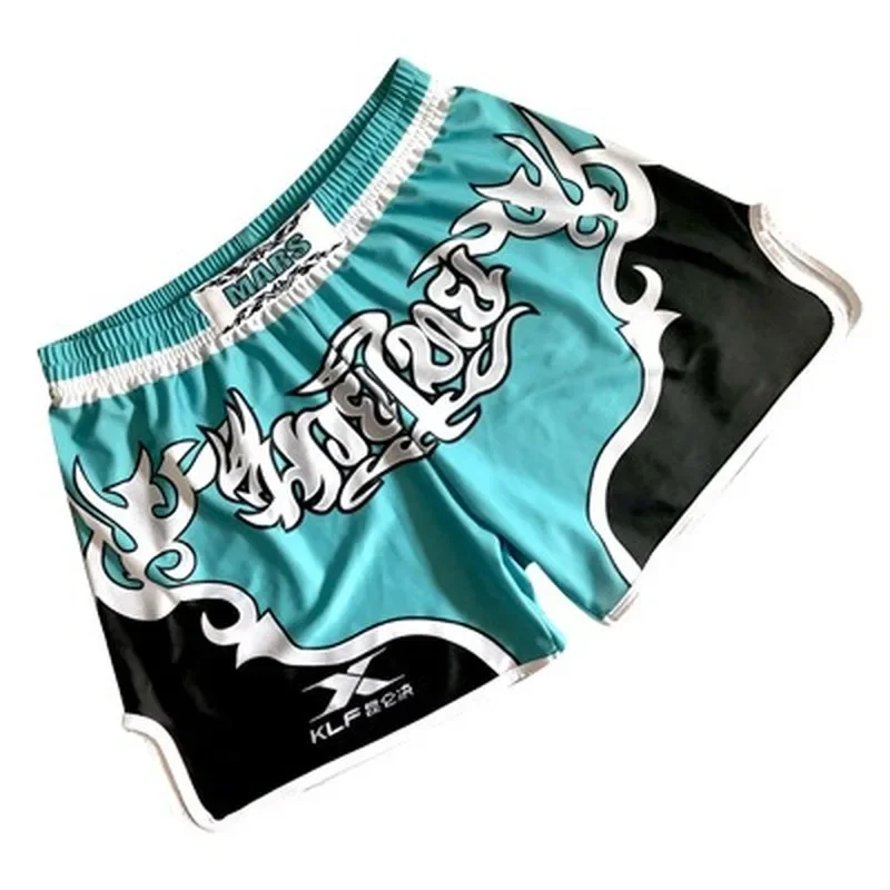 Crossfit Shorts Mma Boxing Muay Thai Shorts Color Matching Printed Wushu Sanda Rashguard Mma Sport Boxing Trunks Kickboxing