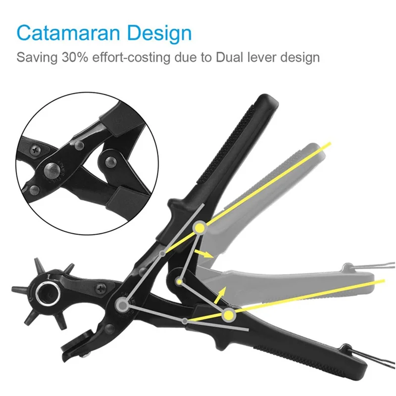 Factory Belt Punching Tool Multifunctional Punching Pliers For Watch Belt Eyelets Pants Belts