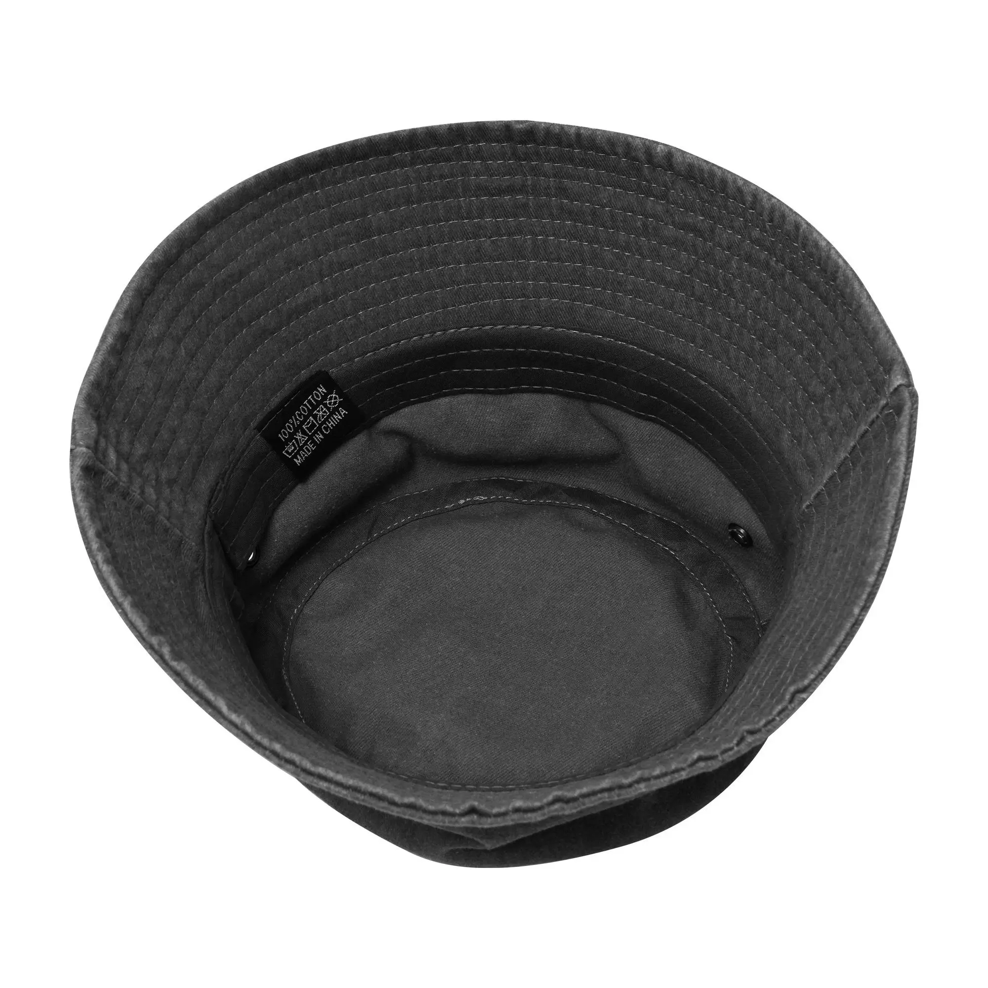 Style Band Acid Bath Bucket Hat Unisex Packable Camping  Fisherman Hat Travel Headwear