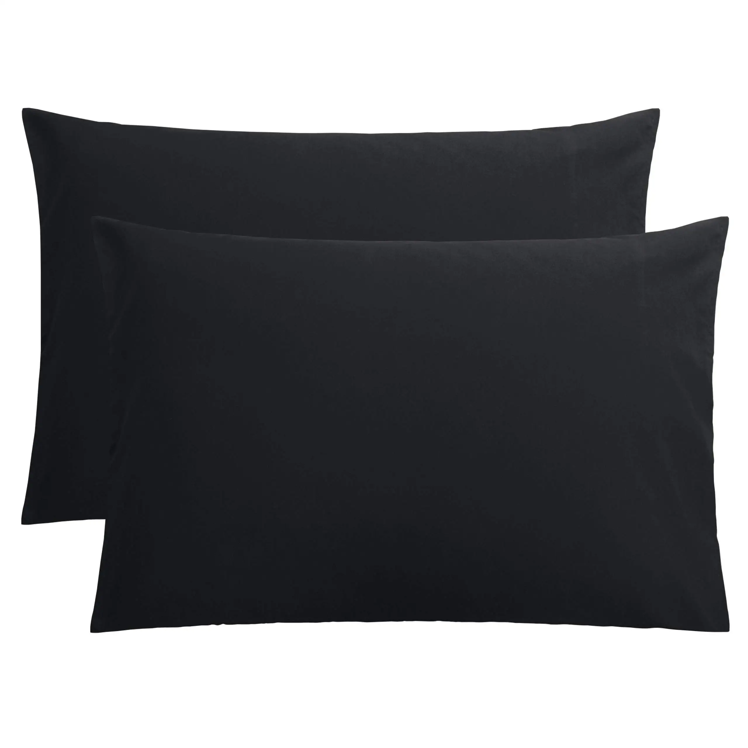 Microfiber Pillow Cases Set of 2, Soft Pillowcases with Envelope Closure, Wrinkle Resistant Pillow Covers