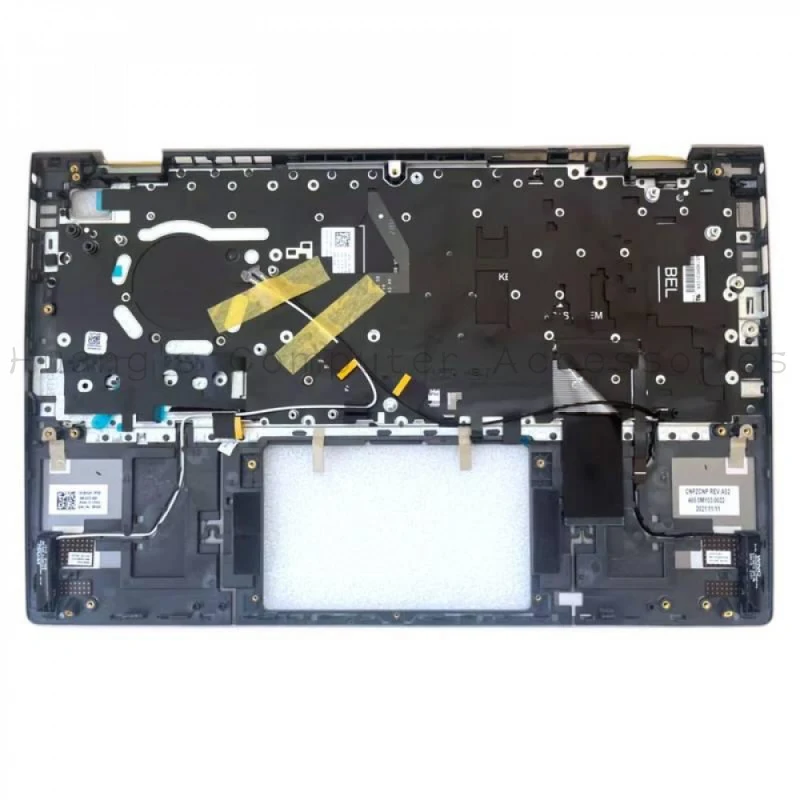 SS+New Original Palmrest Upper Case Assembly With US Intl Backlit Keyboard 0RVGKC For Dell Inspiron 5410 5415 Laptop