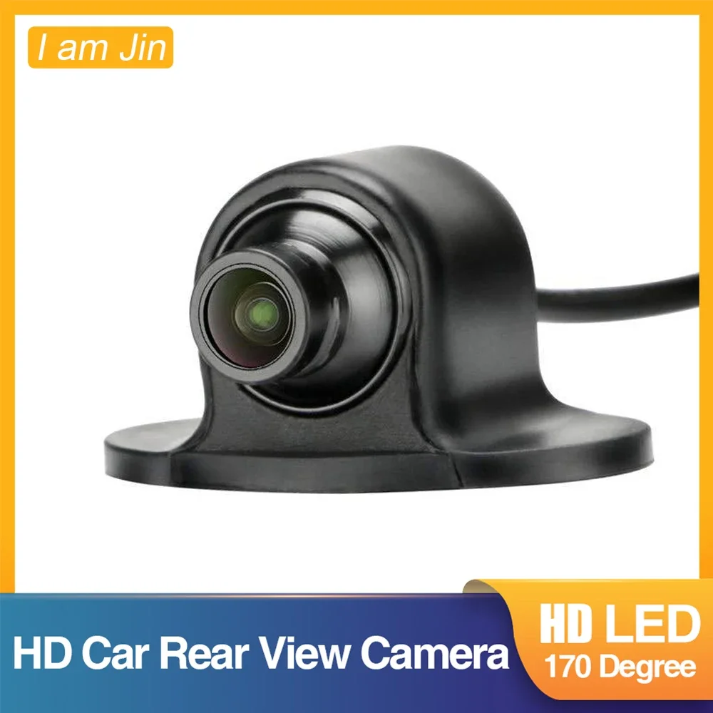 360° Car Rear View Camera 170° Wide Angle Reversing Camera With Parking Line Night Vision High-definition Waterproof 4 pin