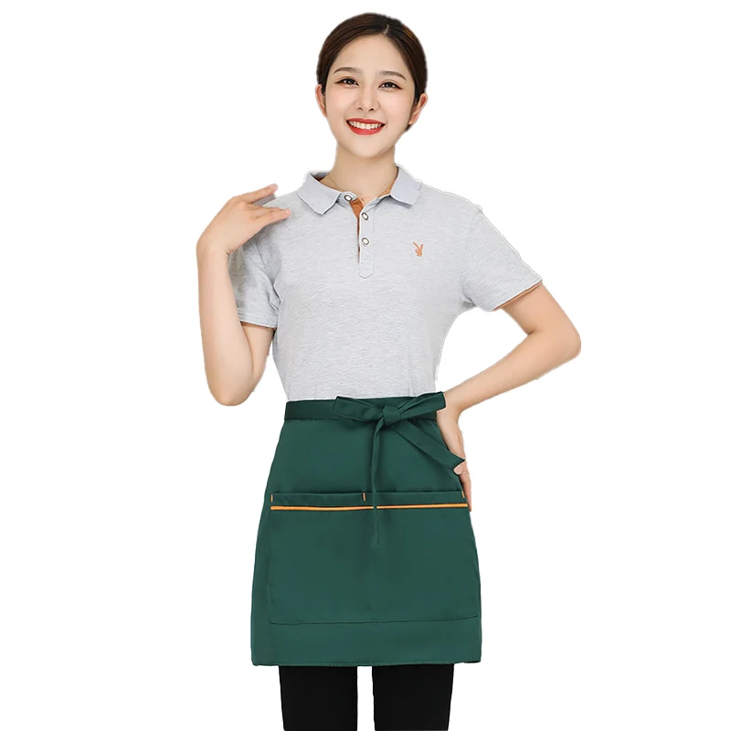 

Unisex Cooking Aprons, Restaurant Bar with Pockets, Waiter, Chef Work Apron, Bakery, Hairdresser, Coffee Nail Studio