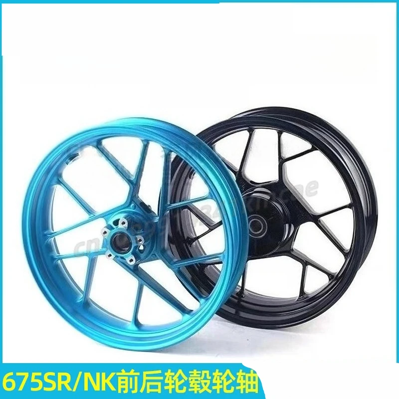 

For CFMOTO 675SR/NK Front and Rear Rim Combination CF650-10-11 aluminum alloy Rim Wheel Hub Original 17 inch wheel rims 17 inch