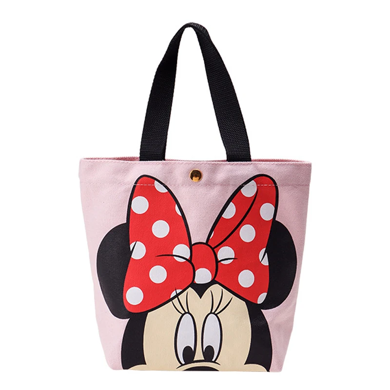 Disney Mickey Minnie Lunch Bags Aluminum Foil Insulation Picnic Bags Student Lunch Box Keep Food Warm Picnic Travel Lunch Bags