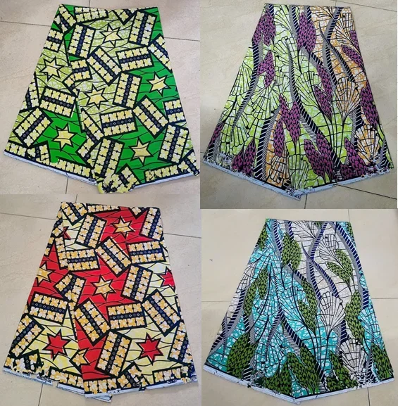 Ankara Wax Fabric 2023 High Quality African Wax Print Fabric 100% Cotton Soft African Guaranteed Veritable Real Wax for Dresses