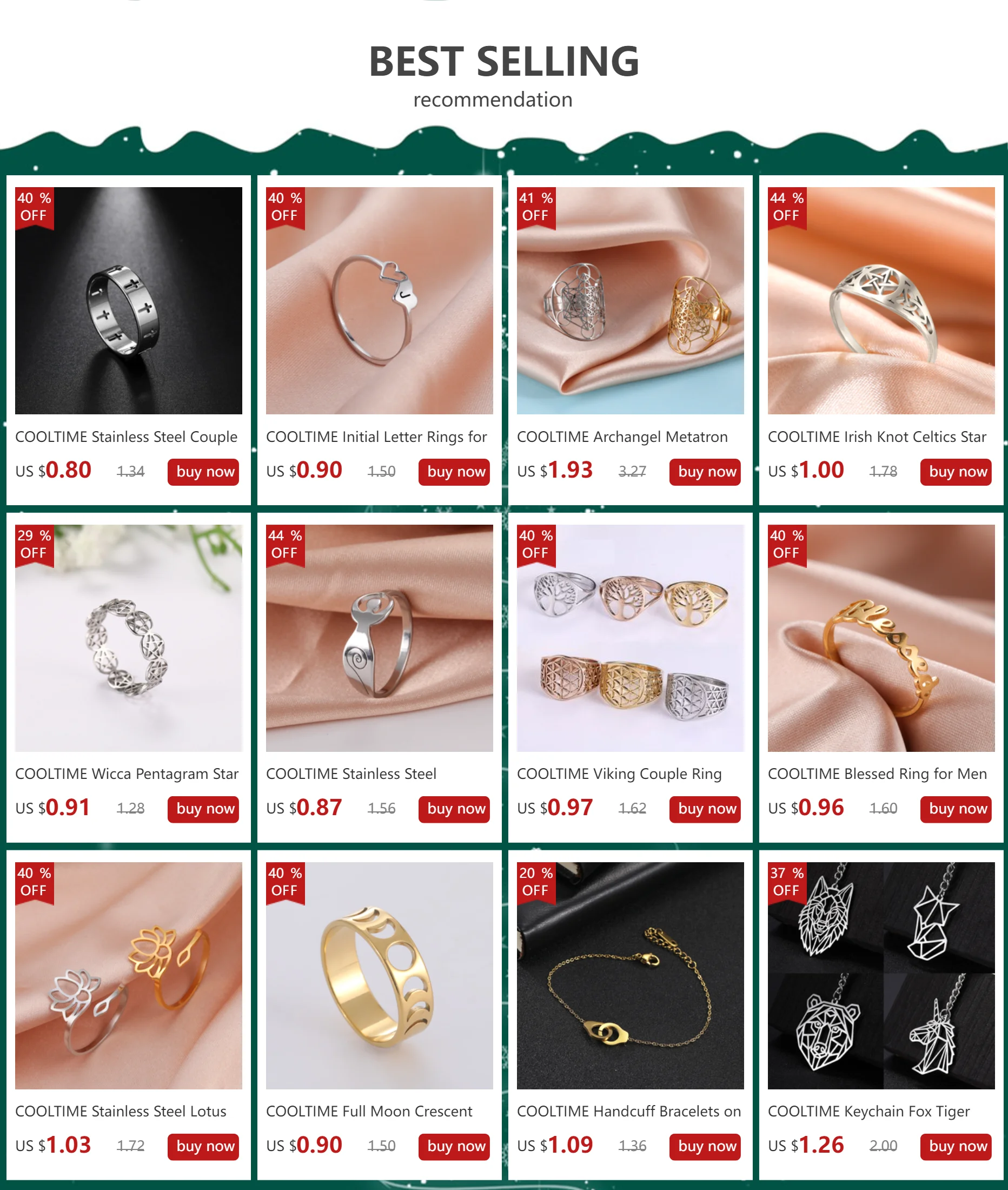 COOLTIME Einfache Mode Ring Edelstahl Casual Paar Ringe Hochzeit Schmuck Jahrestag Geschenk Großhandel anillos hombre – Detail 3