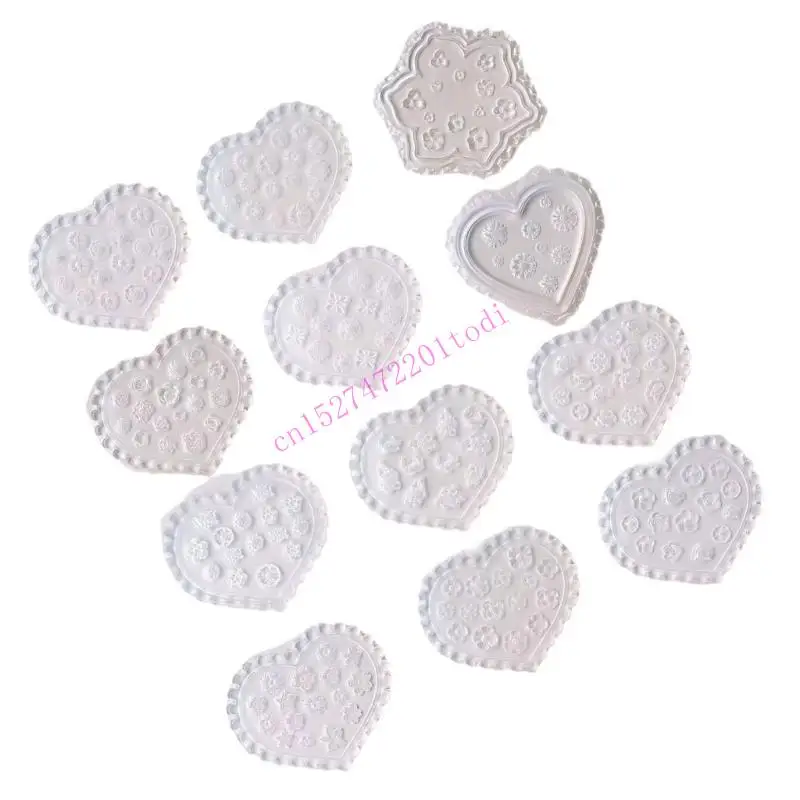 

3D Flower Embossing Art Mold Silicone Combination Decorative Resin Molds M76B