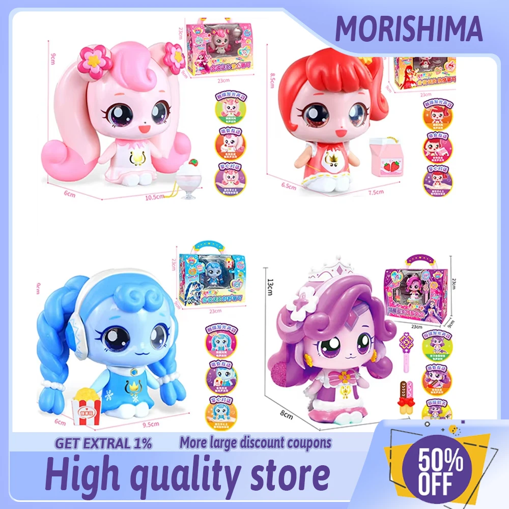 Catch Teenieping anime figures  Talking - Moko  action figure Zheng Zheng Moko Love Moko Lemei Christmas Gift for kids toys