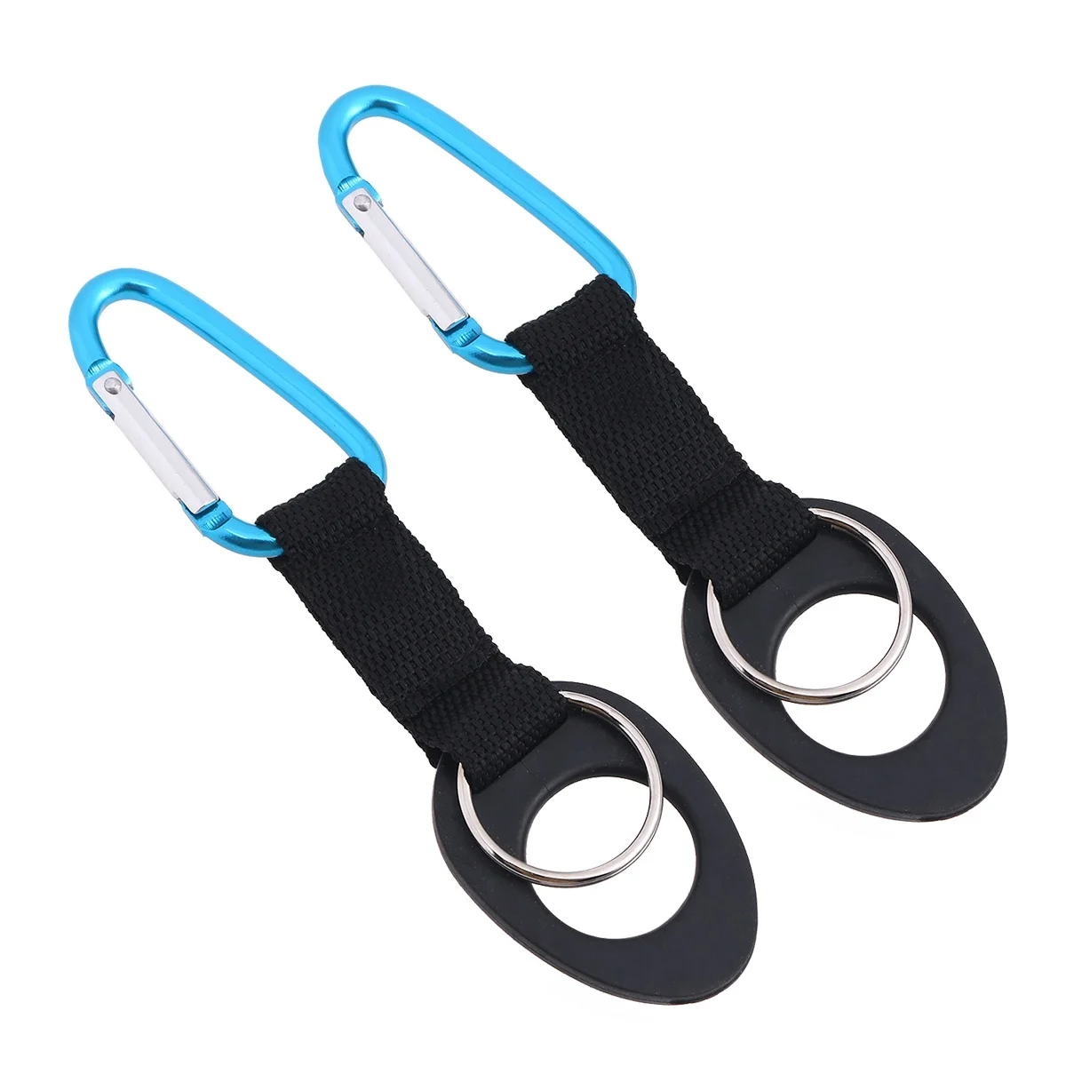 

2pcs Clip Water Bottle Holder Clip Portable Outdoor Camping Fishing Water Bottle Buckle Rack Hook Carabiner Loop