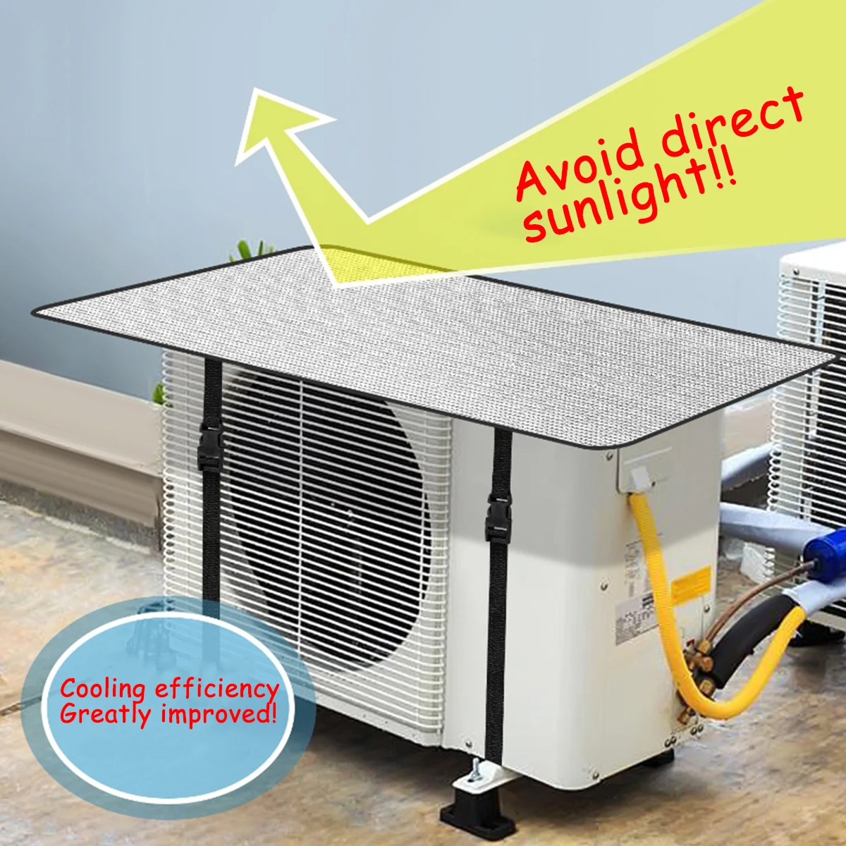 Air Conditioner Cover Outdoor Energy Saving Rainproof Cover Air Conditioner Washing Dust Prevent Sun Exposure AC Cleaning Bag