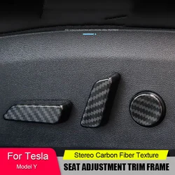 Applicable To Tesla Model 3 Electric Seat Adjustment Button Trim Frame 2019-2020 Auto Interior Accessories