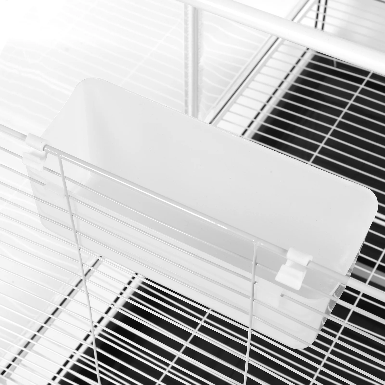 

Универсальная металлическая клетка для птиц с колесами, поддоном, качелями и лестницей, большая клетка для полёта птиц для канареек, корелл, волнистых попугаев, птиц-попугаев