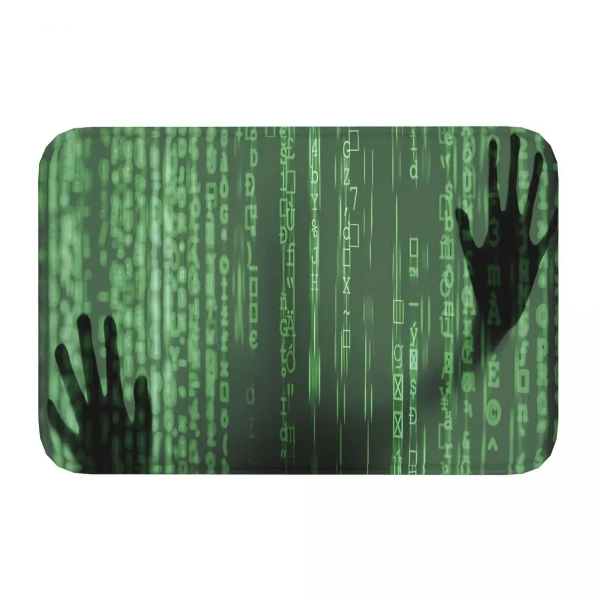 Movie The Matrix Non-slip Doormat Living Room Mat Code Blanket Hallway Carpet Welcome Rug Bedroom Decor