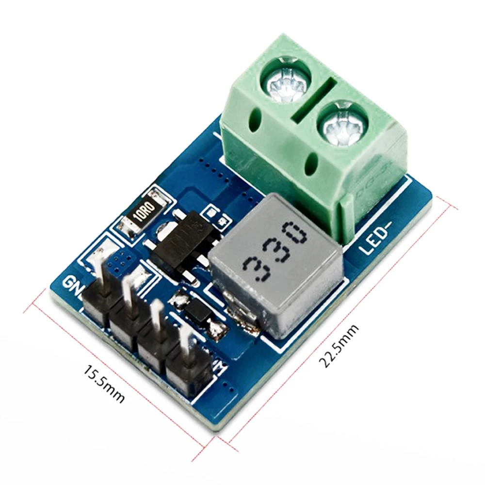 for LED Light Strip PT4115 LED Constant Current Drive Output Module Support PWM Regulation Step-down Constant Current Board