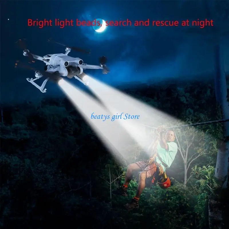 

C7AB Universal Night Flight LED Light+ Landing Gear for Mini 3 Leg Height Extend