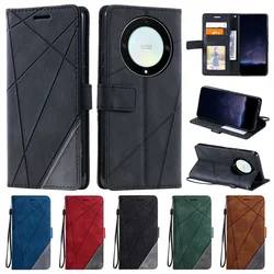 Magic6 Lite Case on For Coque Honor Magic6 Lite Cover Flip Wallet Leather Case for Funda HONOR Magic 6 Lite ALI-NX3 Phone Cases