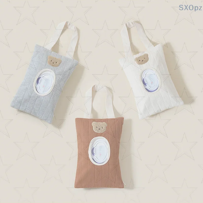 

Portable Baby Wipe Holder Refillable Dispenser Travel Case Watertight Wipe Storage Case Cotton For Diaper Bag