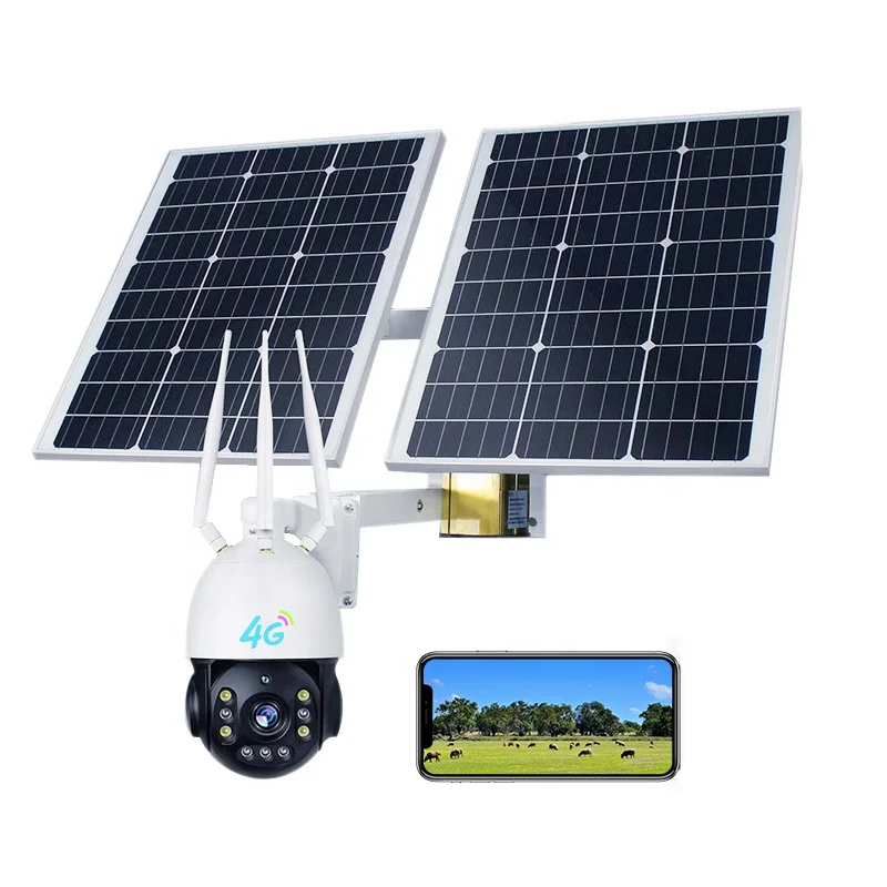 

120W 60A Double Foldable Off Grid Solar Panel Generator Kit Photovoltaic Power Solar System for Security Camera