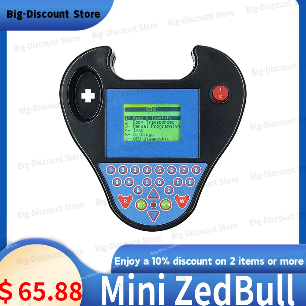 

Mini Type Smart Zed-Bull Key Programmer Black Color No Tokens Limitation Zedbull Zed Bull Key Programmer Smart Mini Zedbull