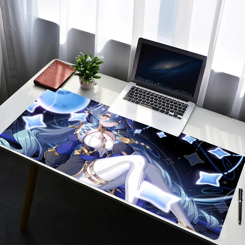 

Mouse Pad Laptop Non Slip Extended Desktop Mouse Mat PC Anime HD Keyboard Pad G-genshin Impact Layla Gaming Accessories Mousepad
