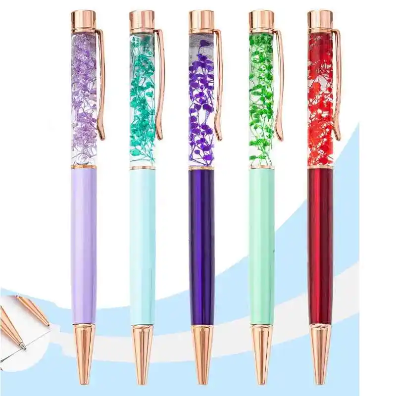 50pcs-creative-diy-flower-series-ballpoint-pens-fashion-office-beautiful-writing-pens-school-supplies-for-kids-gift-logo-pen