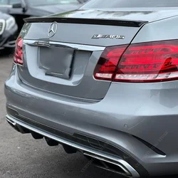 For Mercedes W212 Rear Spoiler Wing Caps E-Class E300 E350 E400 E500 Rear Trunk Spoiler Caps 2009-2016 Bodykits Tuning
