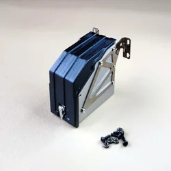 Metal Urea Tank Differential Lock Control Box for 1/14 Tamiya RC Truck For scania 770S For man For volvo