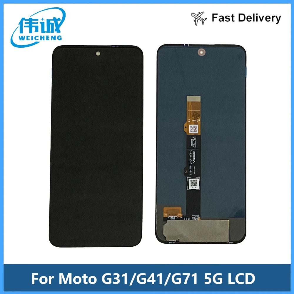 

Test 6.4“For Motorola Moto G31 G41 G71 5G LCD XT2173-3 XT2167-2 XT2169-1 Display Touch Screen Assembly Repair Parts