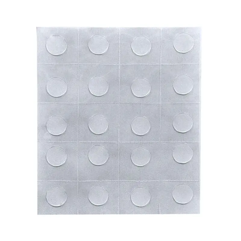 A78I 1000Pcs Clear Double Sided Adhesive Dots for Balloon Tape and Adhesive Dots Scrapbook Poster Sticky Dots Round
