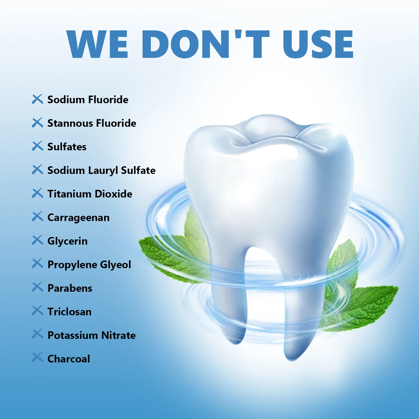 62 قطعة من أقراص معجون الأسنان لتبييض الأسنان تمنع تسوس الأسنان التنظيف العميق والتنفس المنعش للعناية بالأسنان بالنعناع