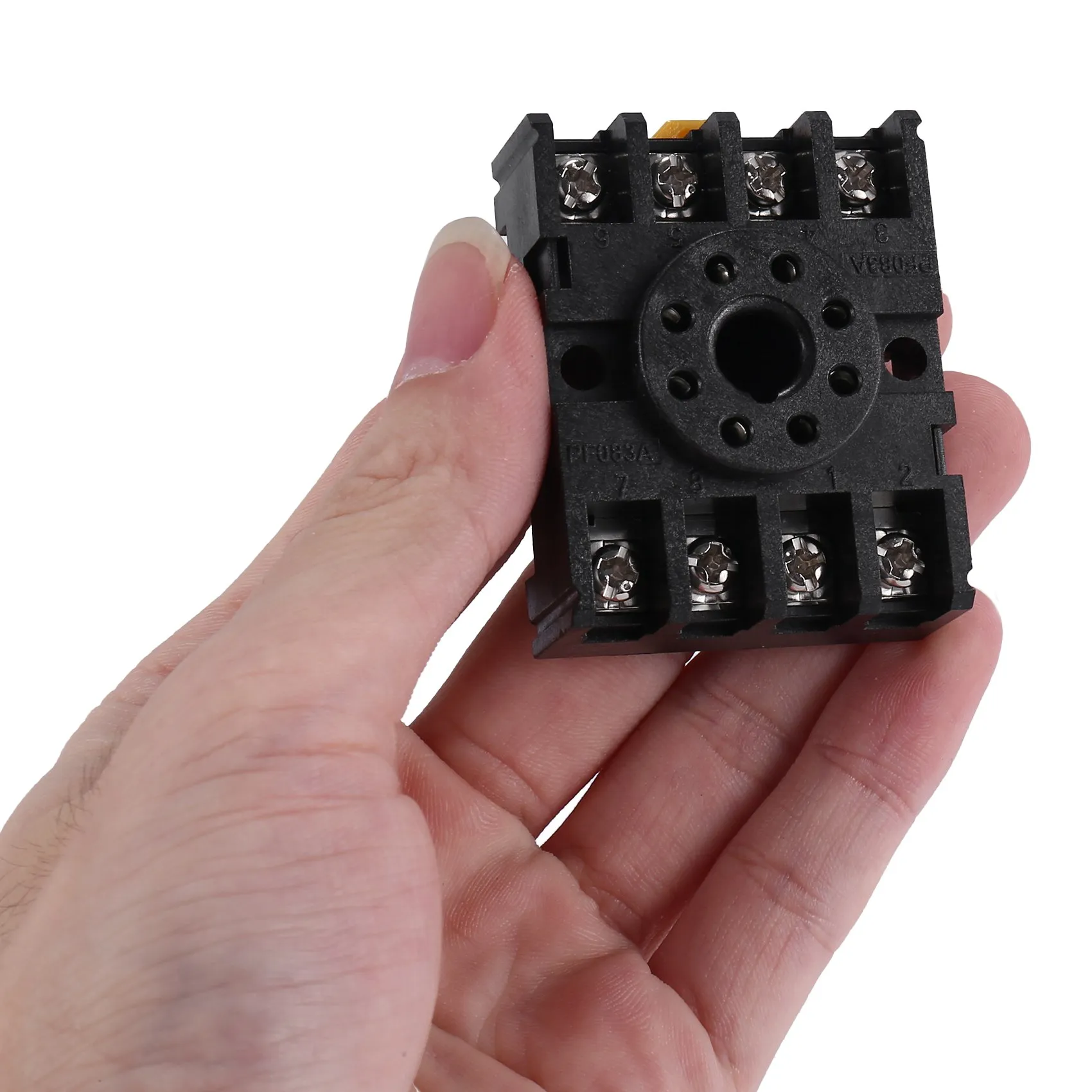 New 8 Round Pin 8-Pin PF083A Relay Base Socket