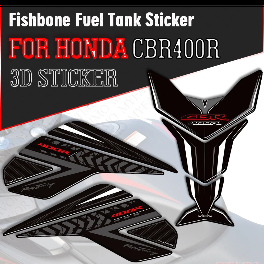 Suitable For Honda CBR 400R CBR400R fuel tank pad sticker protector motorcycle windshield body logo sticker