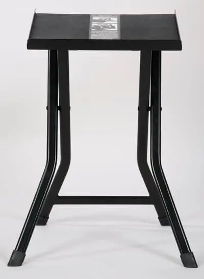 حامل أثقال قابل للطي للصالة الرياضية المنزلية، سهل التخزين، يحمل الأوزان حتى 50 رطلاً