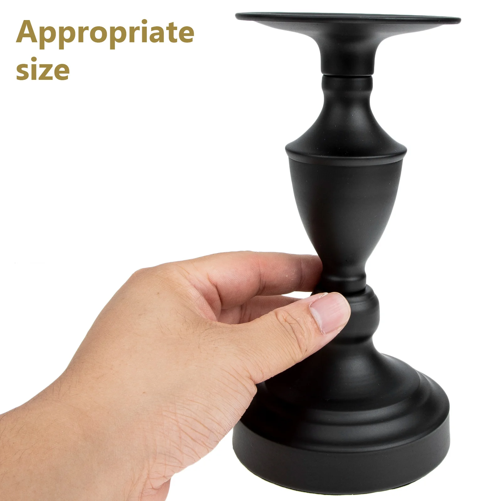 

Iron Candlestick Holder for Living Room Bedroom Restaurant Decor Rustic Warm Atmosphere Premium Workmanship Stand