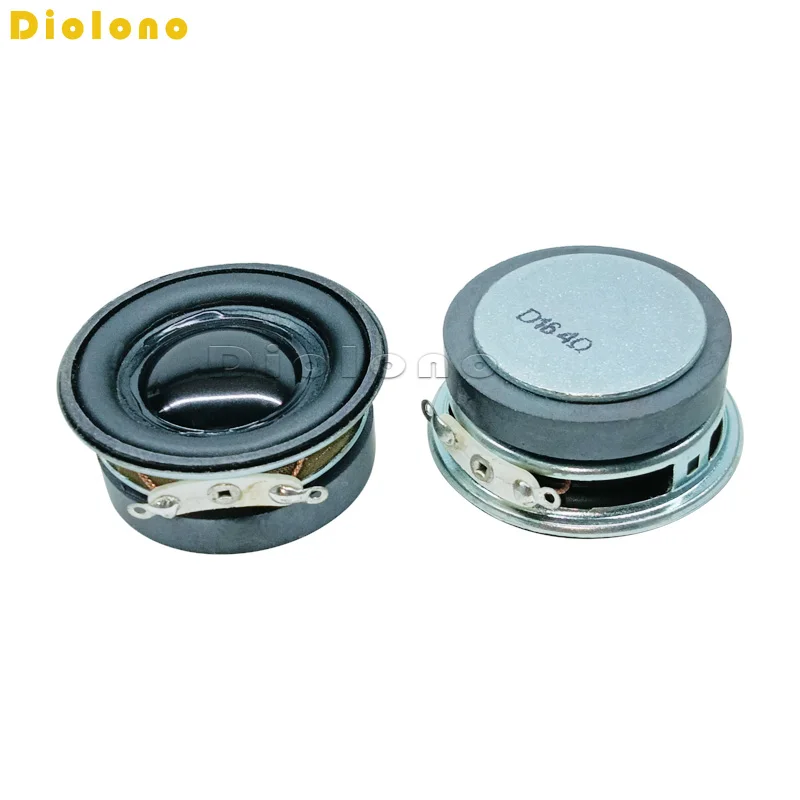 2pcs 8 4 Ohm 3W 40mm 1.5inch Full Range Round Speaker 35MM External Magnetic PU Edge BT Audio Amplifier Radio Sound Loudspeaker