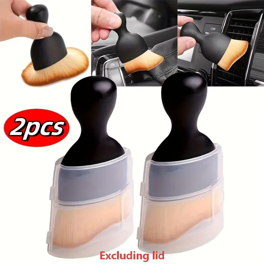 Ultra-soft brush for car cleaning, perfect for effective interior maintenance, dust removal, and reaching tight spaces