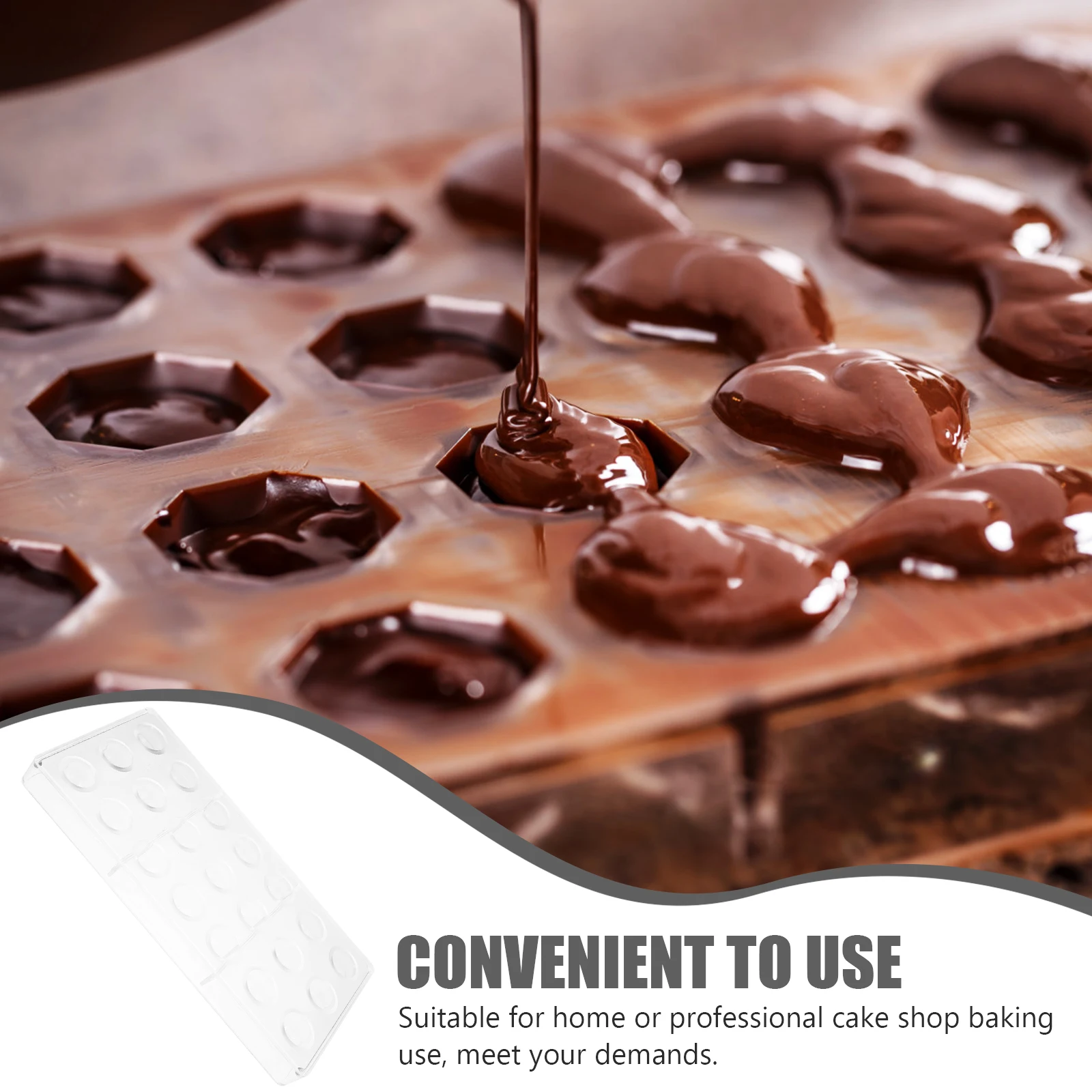 

Wedding Cookie Molds Chocolate Candy Baking Kitchen Tool Reusable Transparent Multi-Cavity Portable Diy Dessert Mold For