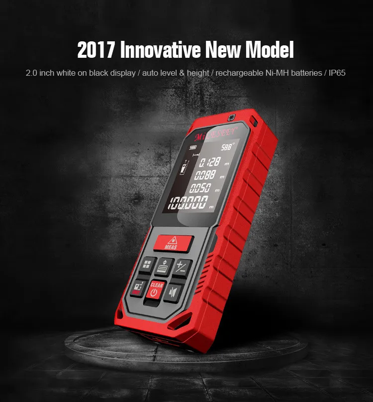 Mileseey S7 50M 70M 100M Rechargeable Wireless Laser Rangefinder New Laser Distance Meter Laser Measure