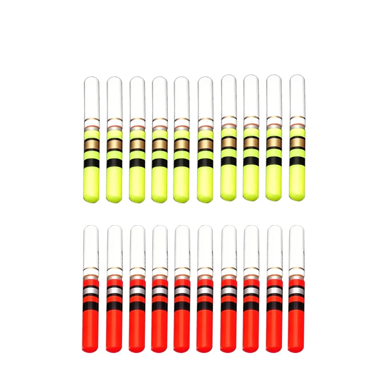 

20pcs/lot Green/Red LED Light Stick For Fishing Float With Soft Tube Work with CR322 Battery Night Fishing Tackle Accessory A178