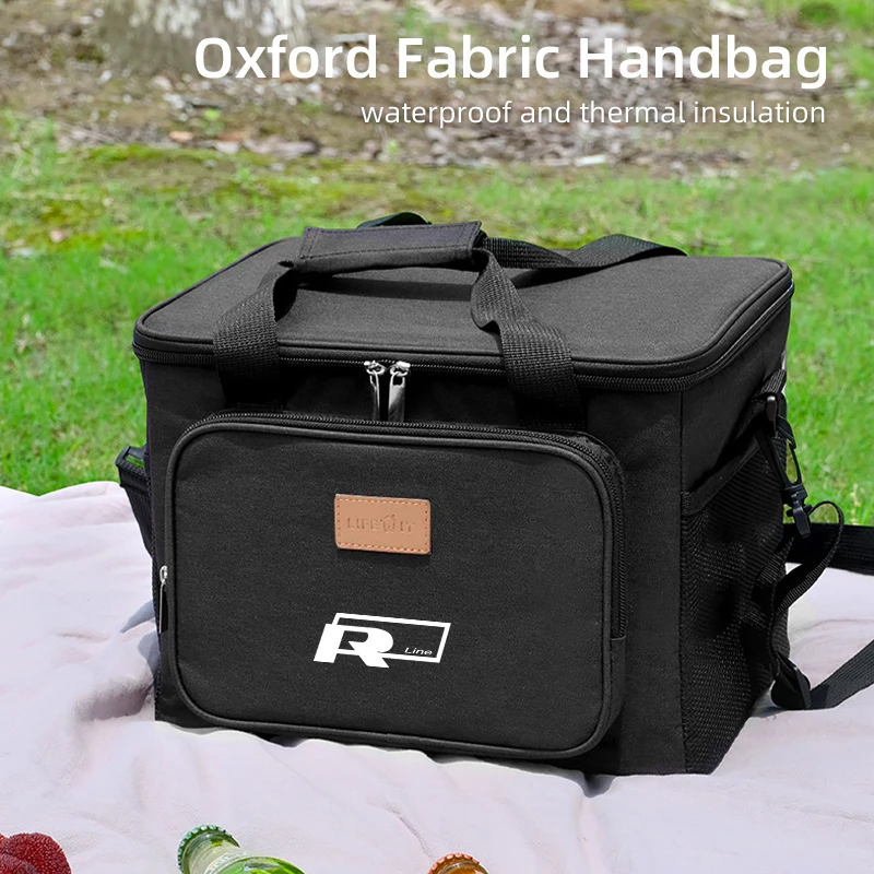

Oxford Cloth Food Storage Picnic Bags Tote Portable Cooler Box Bags For Volkswagen VW Jetta Golf Beetle CC GTI MK2 MK4 MK5 MK6