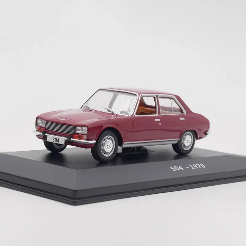 IXO Diecast 1:43 Scale 504 1970 Alloy Classic Car Model Finished Product Simulation Toy Collection Static Model Ornament