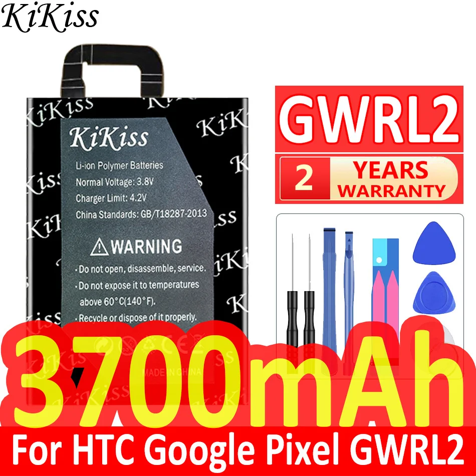 

Мощный аккумулятор 3700 мАч KiKiss GWRL2 для HTC Google Pixel gwrl 2