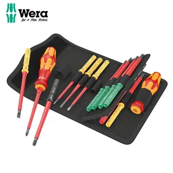 WERA 05006611001 17 Pieces Screwdriver Set Kraftform Kompakt VDE 17 Universal 1 Tool Finder