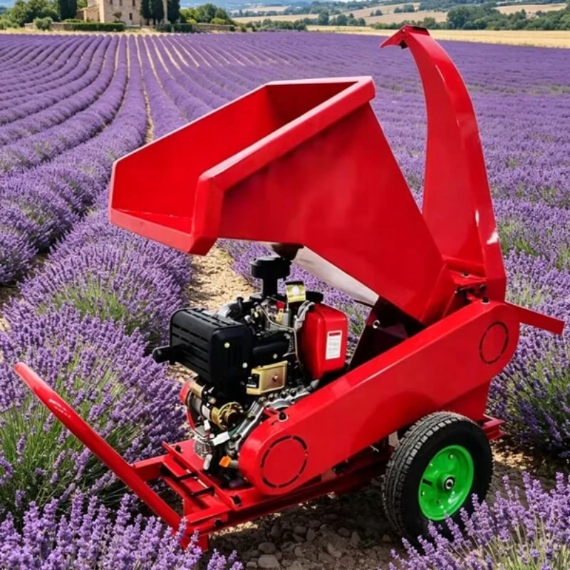 Powerful Electric Garden Shredder Multi-diameter Wood Branch Chipper for Backyard and Small Farm Usage