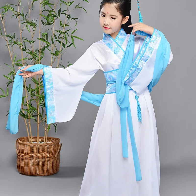 Chinese  Costume Ancient Chinese Hanfu  Children Hanfu Clothes Lady Stage Hanfu Dress Chinese National Clothes