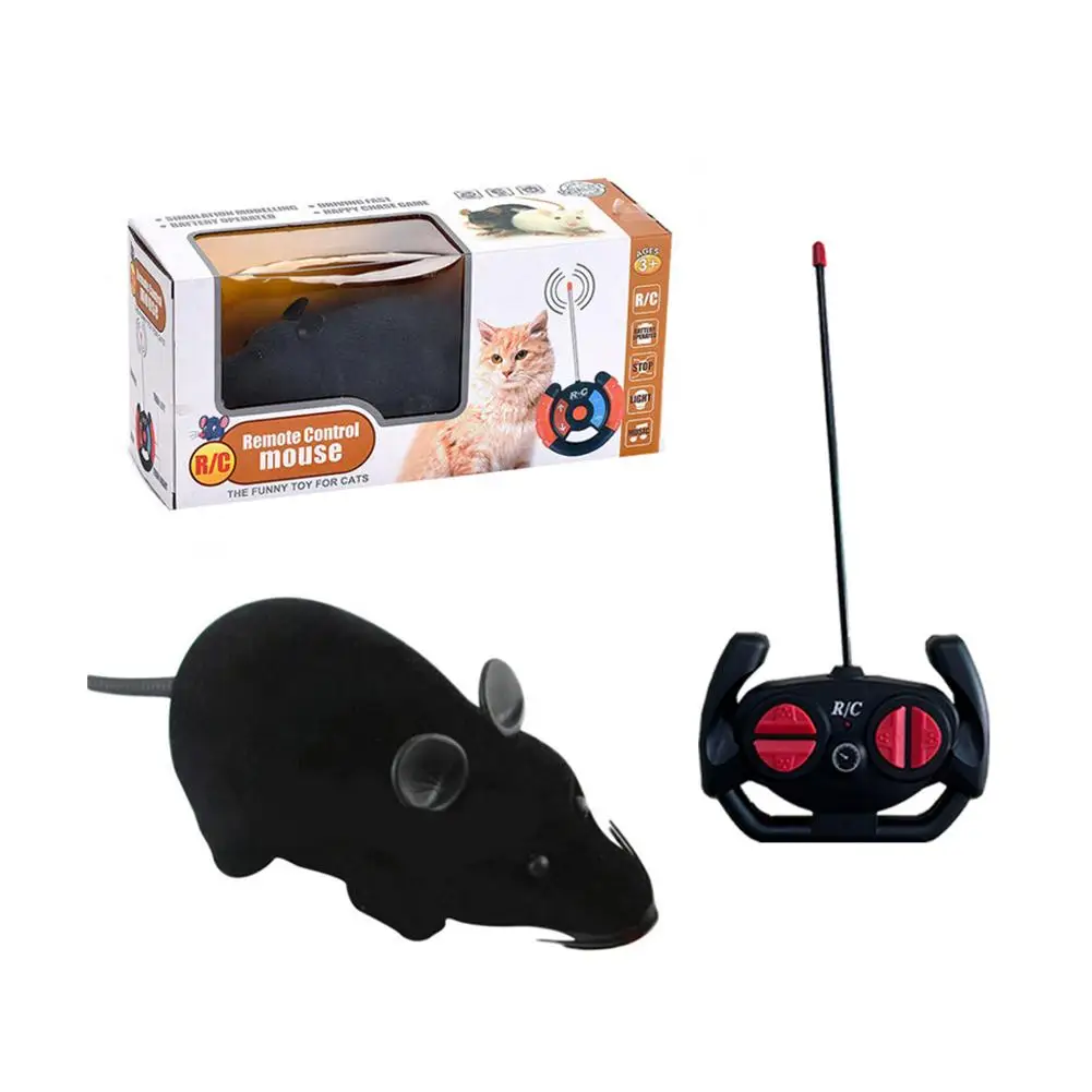 Creative Four-way Remote Control Electric Mouse Toy Simulation Infrared Shaking Control Electric Pet Toys Halloween Prank Toys