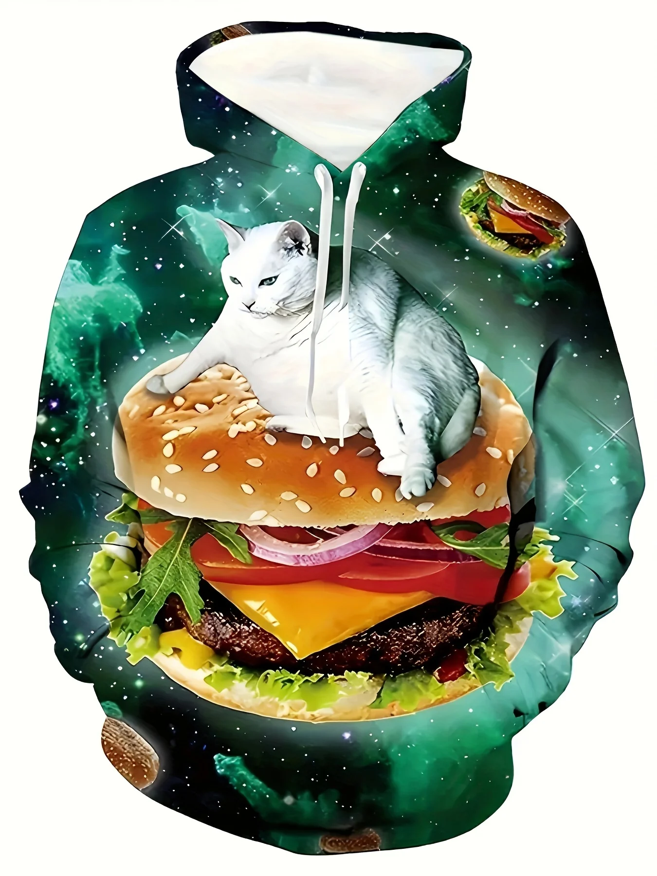 سترة بغطاء للرأس بأكمام طويلة مطبوعة ثلاثية الأبعاد رقمية ثلاثية الأبعاد للرجال جديدة، سترة كانغر رائعة وعصرية ومريحة #2